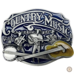Boucle de ceinture Country Music en style western