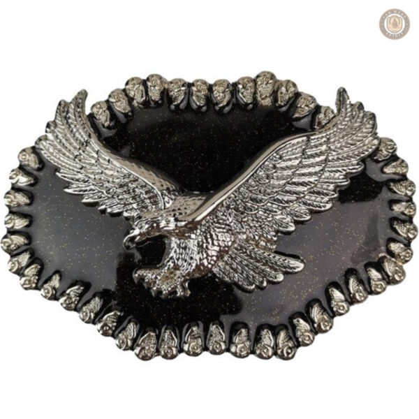Boucle de ceinture scintillante au style country