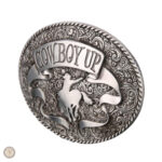 Boucle de ceinture avec motif cow-boy original