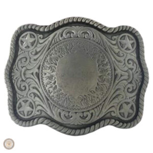 Boucle de ceinture cowboy avec motif Vierge