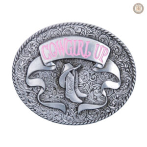 Boucle de ceinture Cowgirl Up en style western