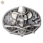 Boucle de ceinture style western pour homme