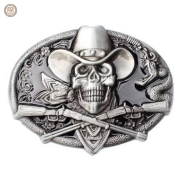 Boucle de ceinture style western pour homme