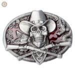 Boucle de ceinture classique au design western