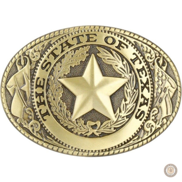 Boucle de ceinture Texas en style western