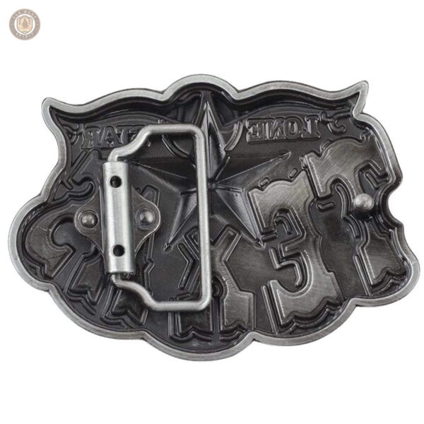 Boucle de ceinture avec étoile du Texas, design western unique