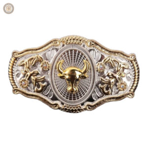Boucle de ceinture western ornée et élégante