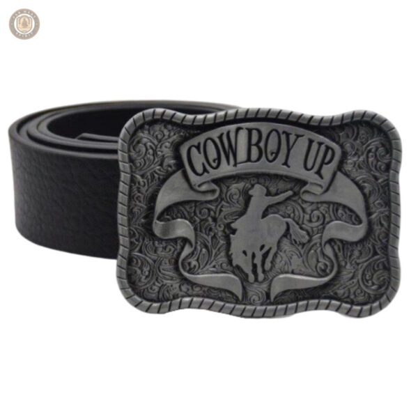 Boucle de ceinture style cowboy avec design unique
