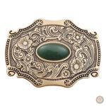 Boucle de ceinture western en cuir élégant