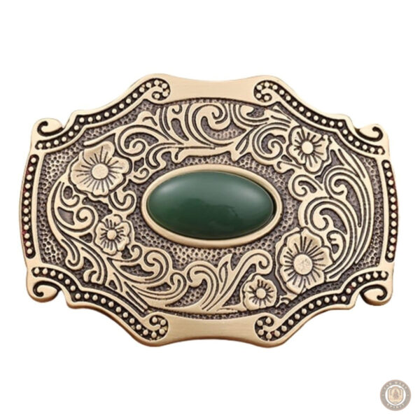 Boucle de ceinture western en cuir élégant