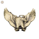 Boucle de ceinture western avec motif aigle
