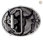 Accessoire western : boucle de ceinture avec motif initial