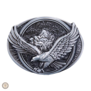 Boucle de ceinture western avec design Mountain