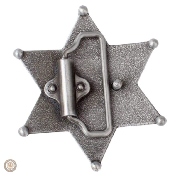 Accessoire western, boucle de ceinture au style Sheriff