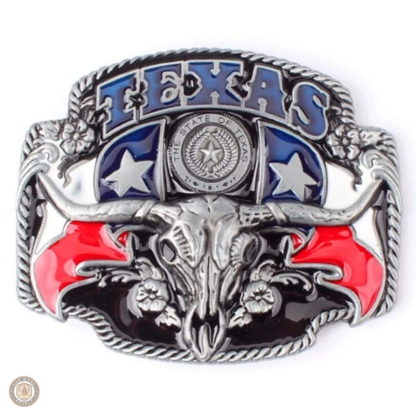 Boucle de ceinture Western Texas en métal décoratif