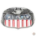 Boucle de ceinture western USA en style authentique