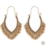 Boucles d'oreilles grelots, style country élégant