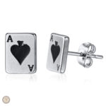 Boucles d'oreilles poker