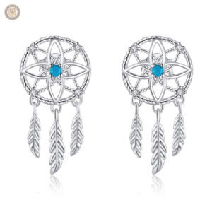 Boucles d'oreilles western en argent au style country
