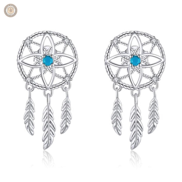 Boucles d'oreilles western en argent au style country