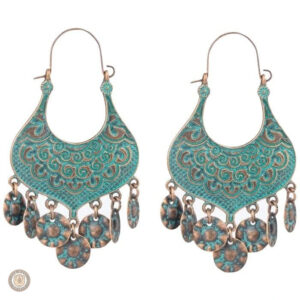 Boucles d'oreilles vintage au style country élégant