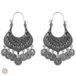Boucles d'oreilles au design vintage inspiré du style country