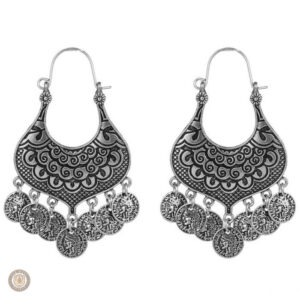 Boucles d'oreilles au design vintage inspiré du style country