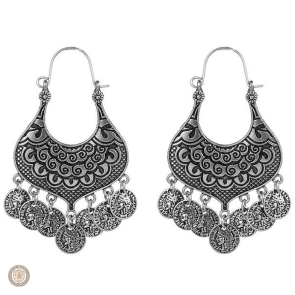 Boucles d'oreilles au design vintage inspiré du style country