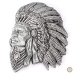 Boucle de ceinture amérindienne en style western