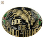 Boucle de ceinture cowboy en style country