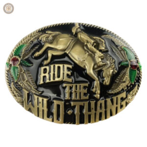 Boucle de ceinture cowboy en style country