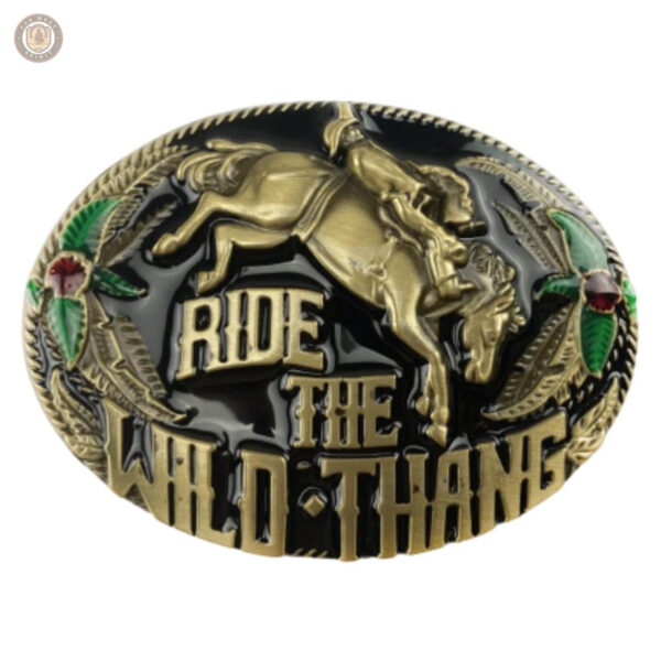 Boucle de ceinture cowboy en style country