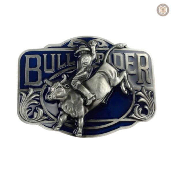 Boucle de ceinture western Bull Rider en design authentique