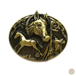 Accessoire de ceinture en style western, design cheval