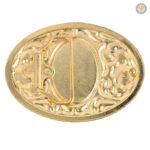 Accessoire de mode western effet bois pour ceinture élégante