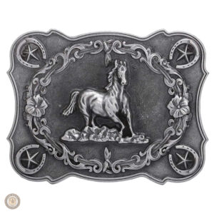 Boucle de ceinture western équestre élégante et authentique