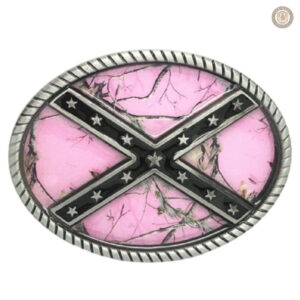 Boucle de ceinture western rose élégante et stylée