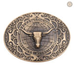 Boucle de ceinture cowboy Texas en style western