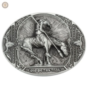 Boucle de ceinture End of The Trail, style western authentique