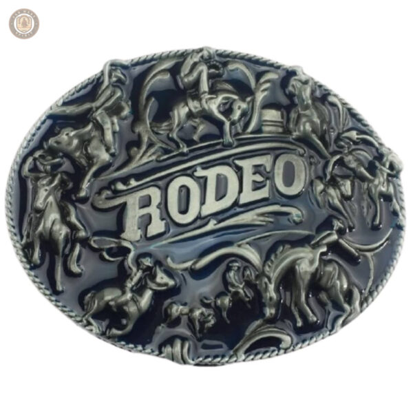 Boucle de ceinture Rodéo en style western