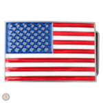 Boucle de ceinture USA, style western authentique