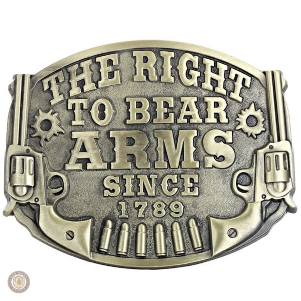 Accessoire de style western, boucle décorative en forme de revolvers