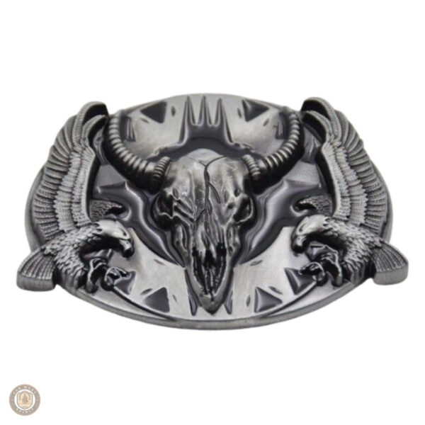 Boucle de ceinture western mexicain en métal décoratif