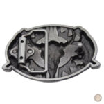 Boucle de ceinture artisanale inspirée du style western
