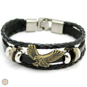Bracelet inspiré par l'aigle, accessoire Western raffiné