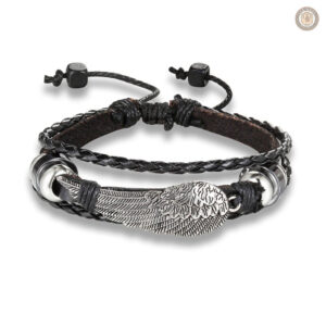 Bracelet Aile d'Aigle, style Western élégant et distinctif