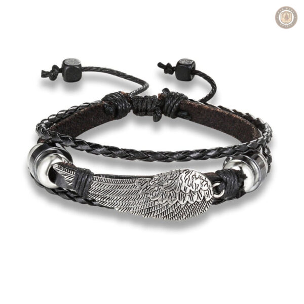 Bracelet Aile d'Aigle, style Western élégant et distinctif