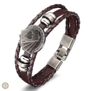 Bracelet Poker en style Western, accessoire tendance pour les amateurs de poker