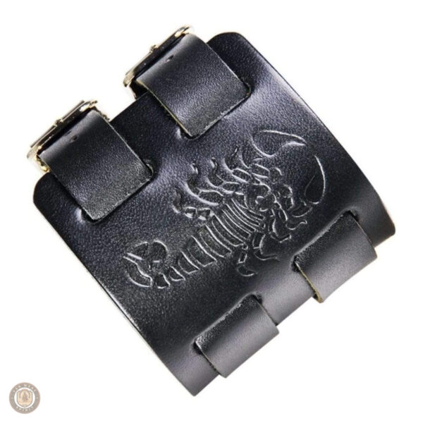 Bracelet Cuir Scorpion pour homme, style Western élégant