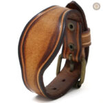 Bracelet en cuir style cowboy, parfait pour les amateurs de western